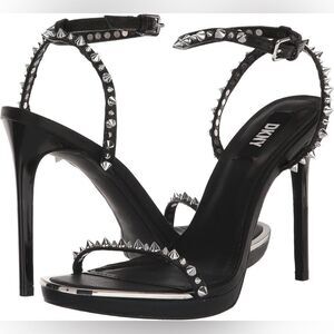 DKNY Women's Dacia Ankle Strap Heeled Sandal